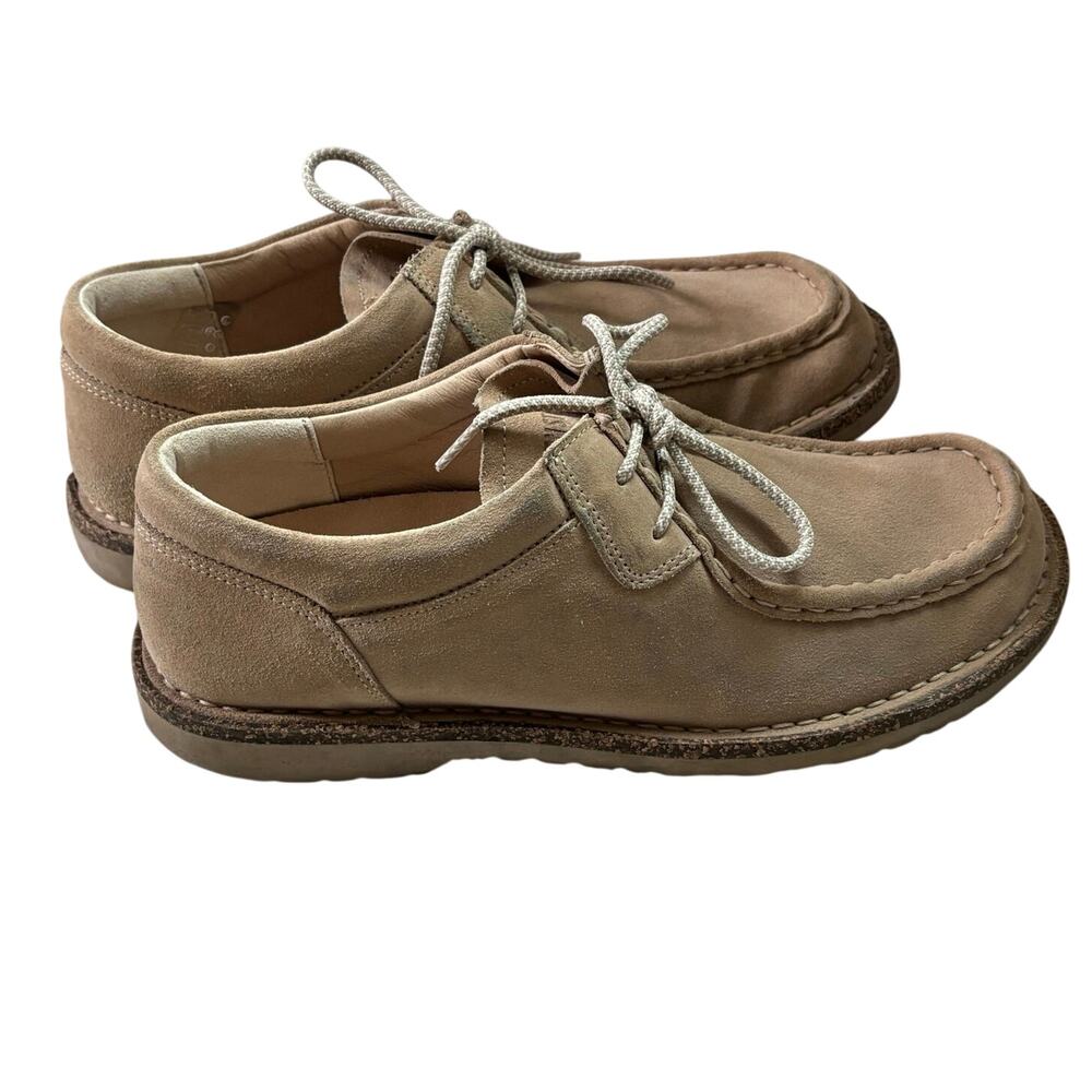 Birkenstock Footprints Pasadena Taupe Suede Shoes Men 9 Women 11 EU 42 Germany